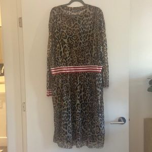 Asos Curve Leopard Print Dress